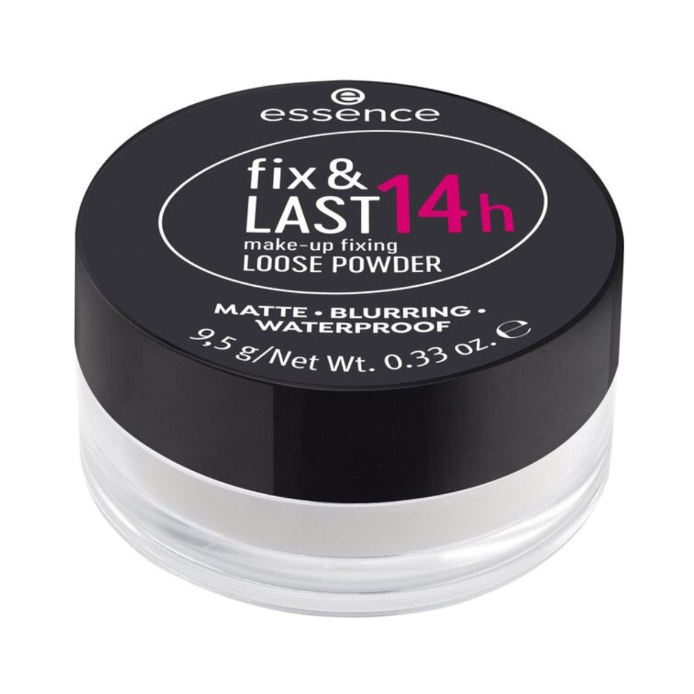 Essence Fix & Last Wodoodporny sypki puder utrwalający 9,5 g