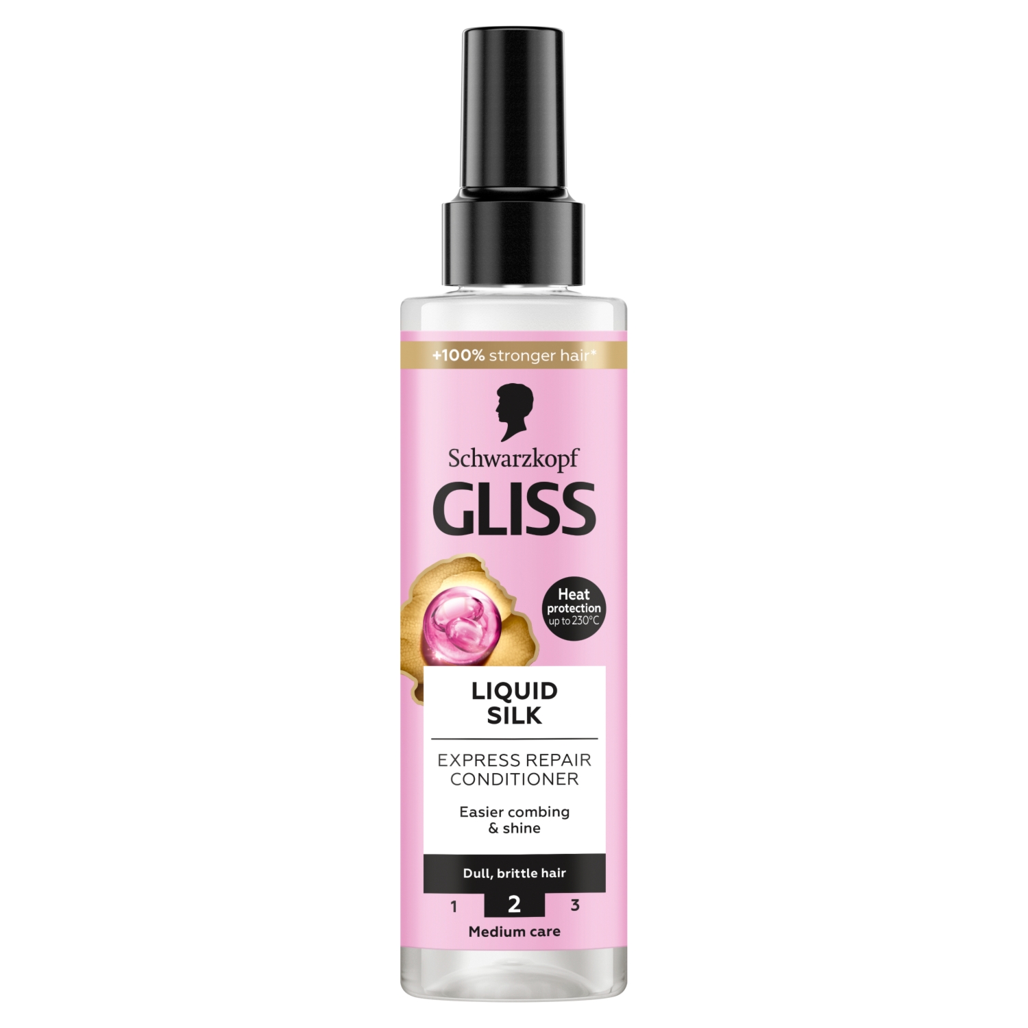 Gliss Liquid Silk Ekspresowa odżywka do włosów matowych i łamliwych 200 ml