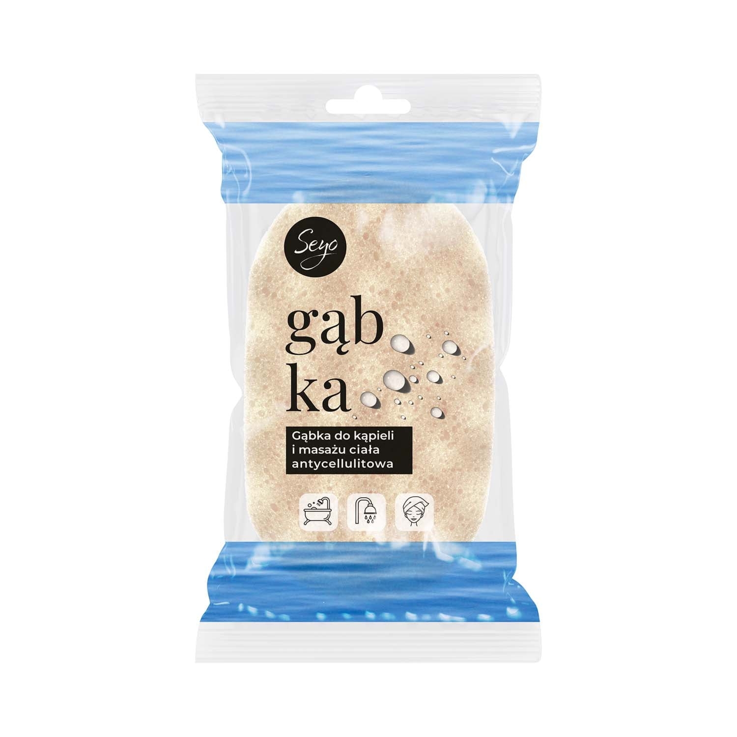 Seyo Gąbka Do Kąpieli I Masażu - Relaksująca 1 Szt.