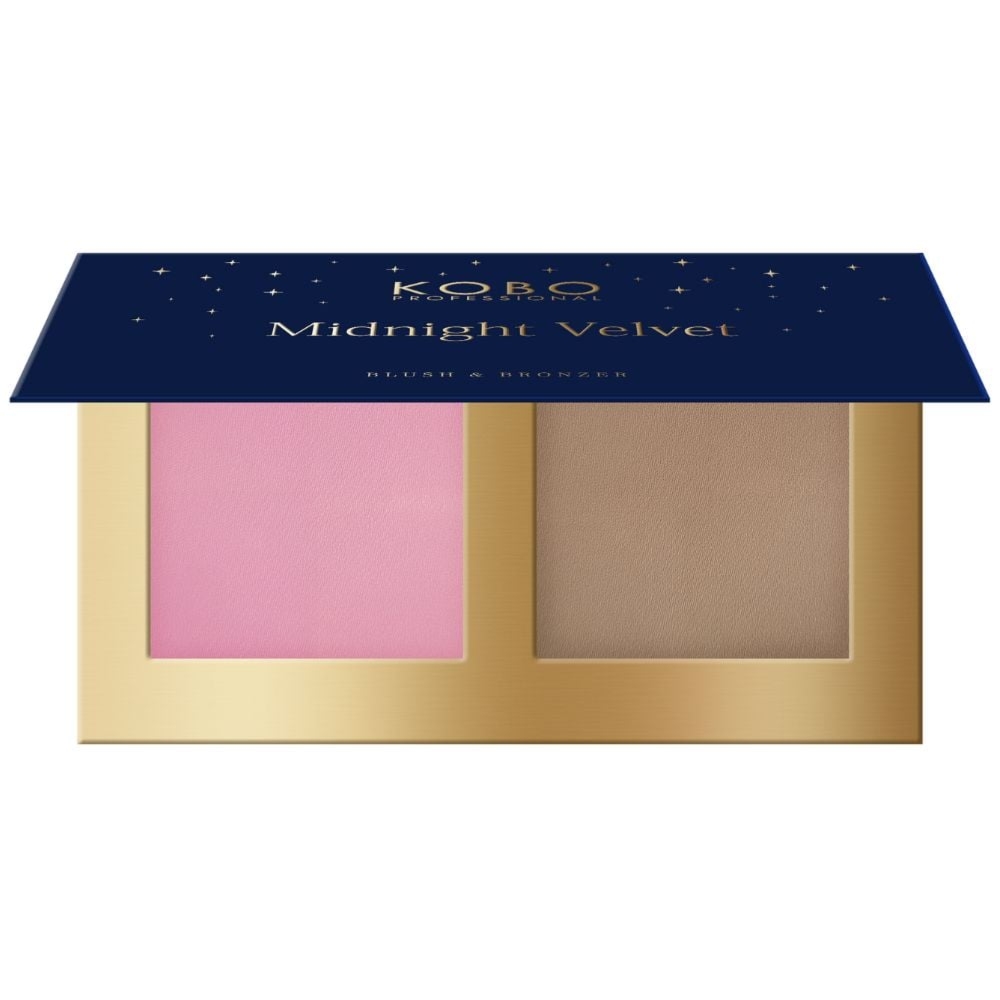 Kobo paleta do konturowania Midnight Velvet Blush&Bronzer 01 15 g