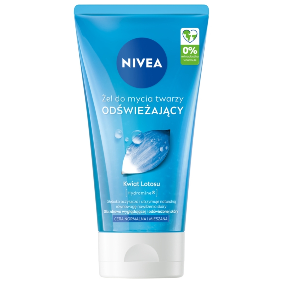 Nivea odświeżający żel do mycia twarzy do cery normalnej i mieszanej 150 ml