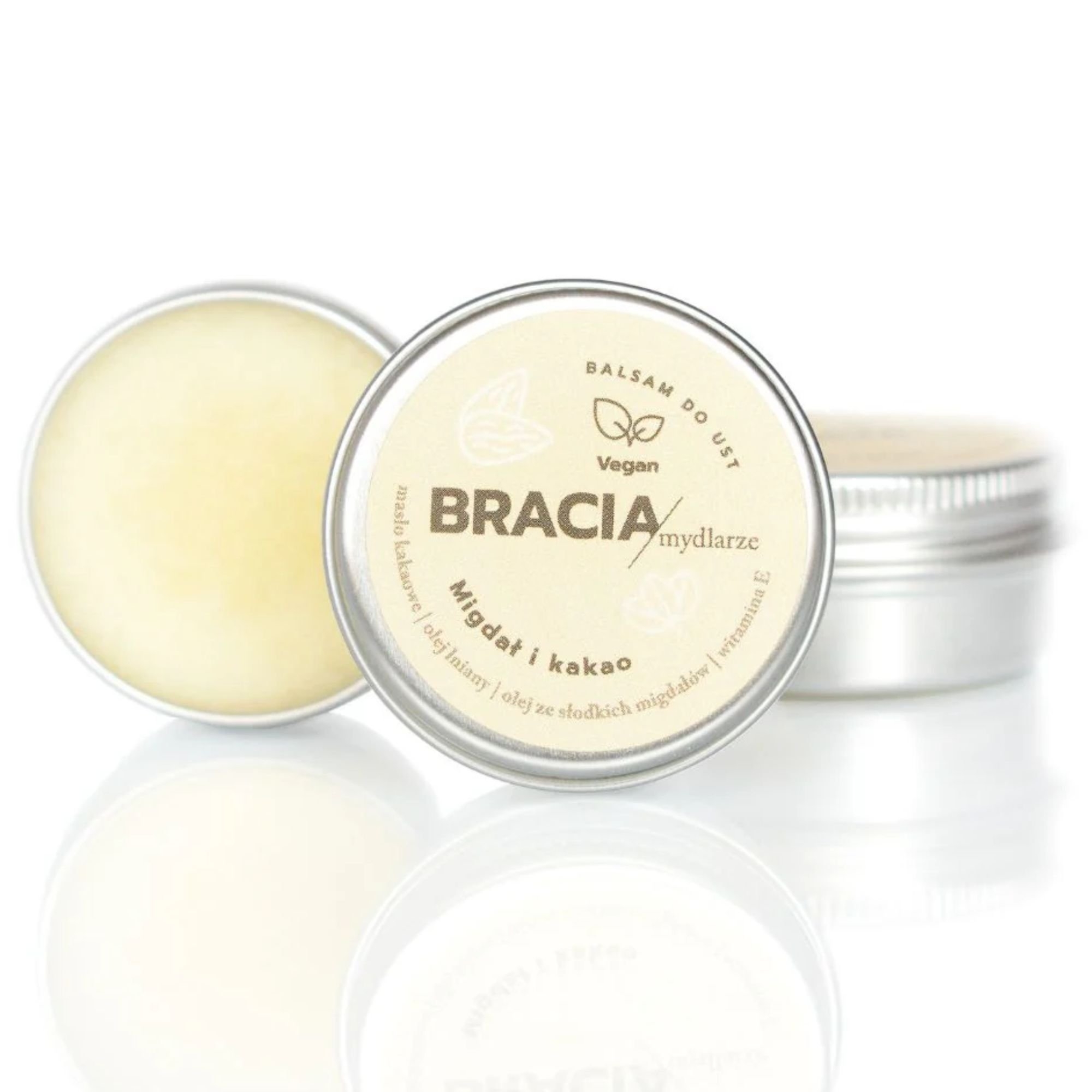 Bracia Mydlarze Migdał i Kakao masełko do ust 15 ml