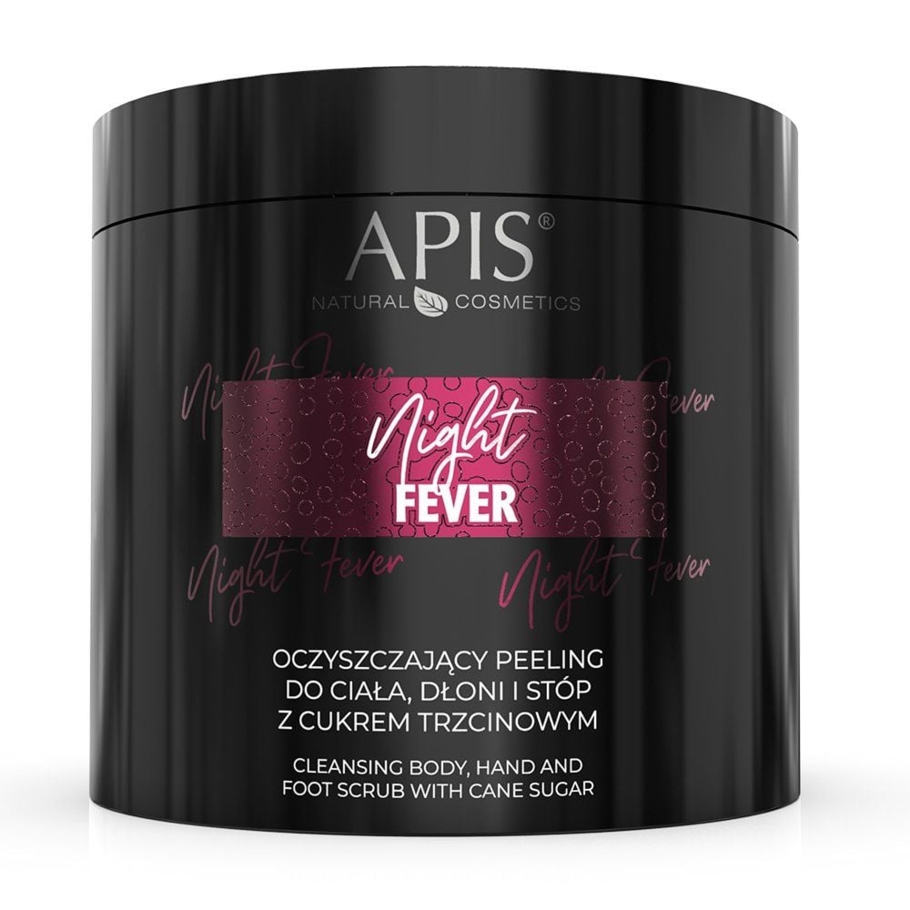 Apis Night Fever Oczyszczający peeling do ciała dłoni i stóp 650 ml