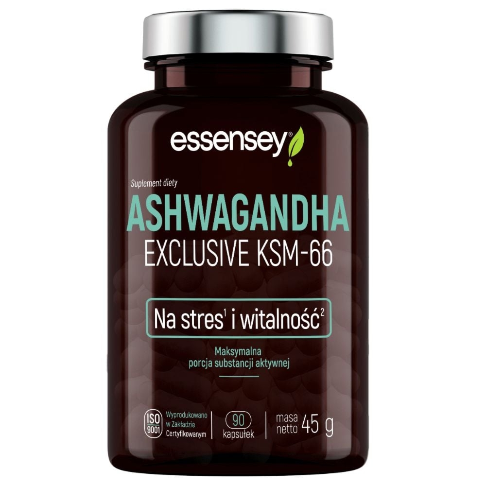 Essensey Ashwagandha Exclusive KSM-66 90 kapsułek