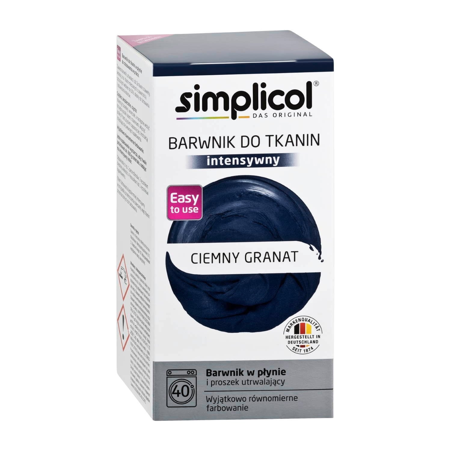 Simplicol Barwnik Do Tkanin Intensywny Ciemny Granat 560G