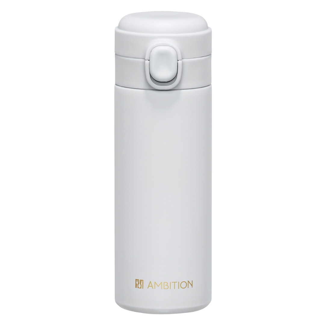 Ambition kubek termiczny z blokadą SZARY 350ml