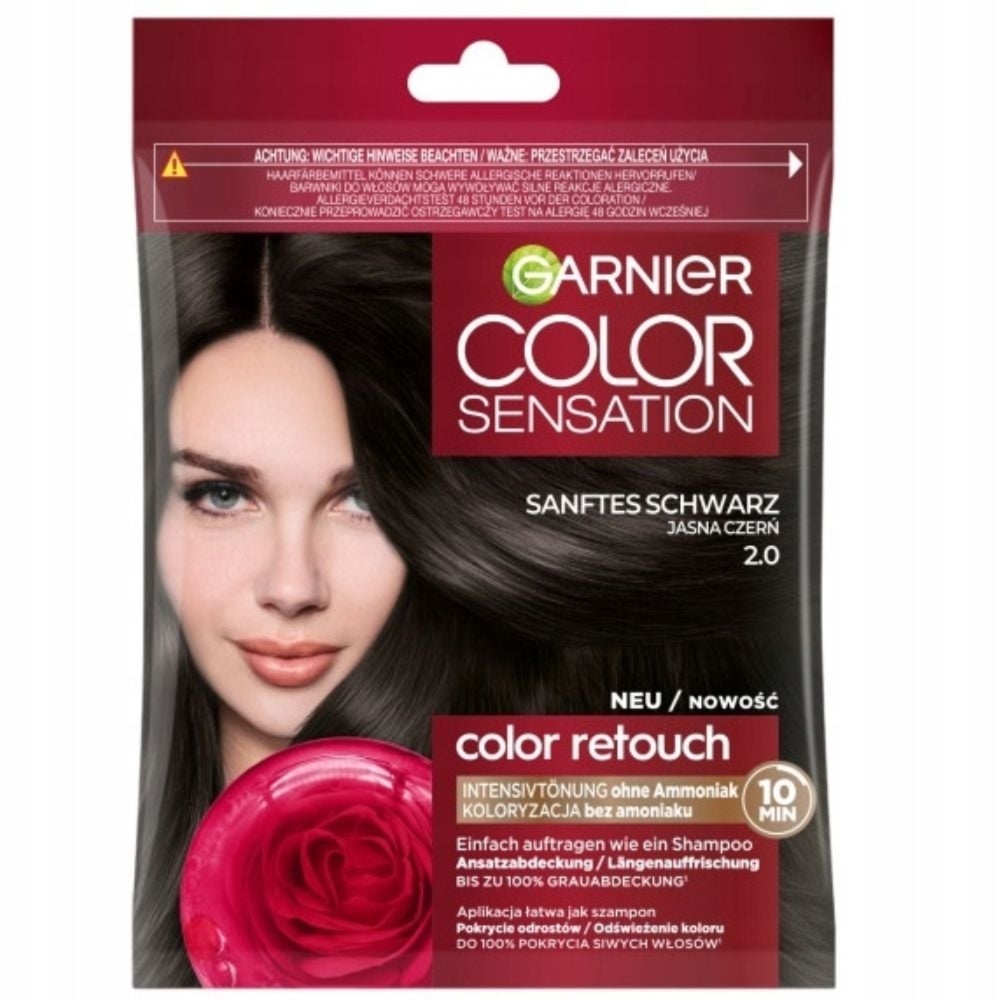 Garnier Color Retouch 2.0 Jasna Czerń szampon koloryzujący