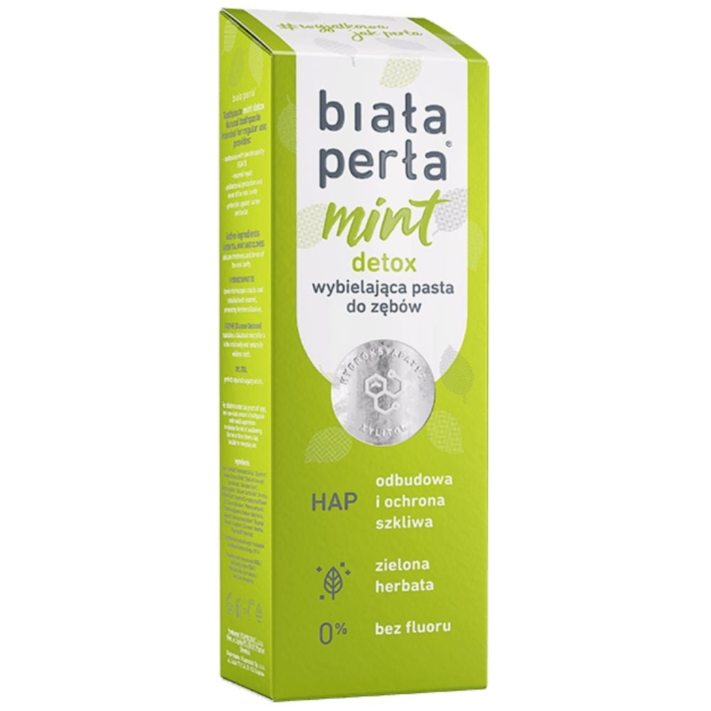 Biała Perła Mint Detox Pasta do zębów wybielająca 75 ml