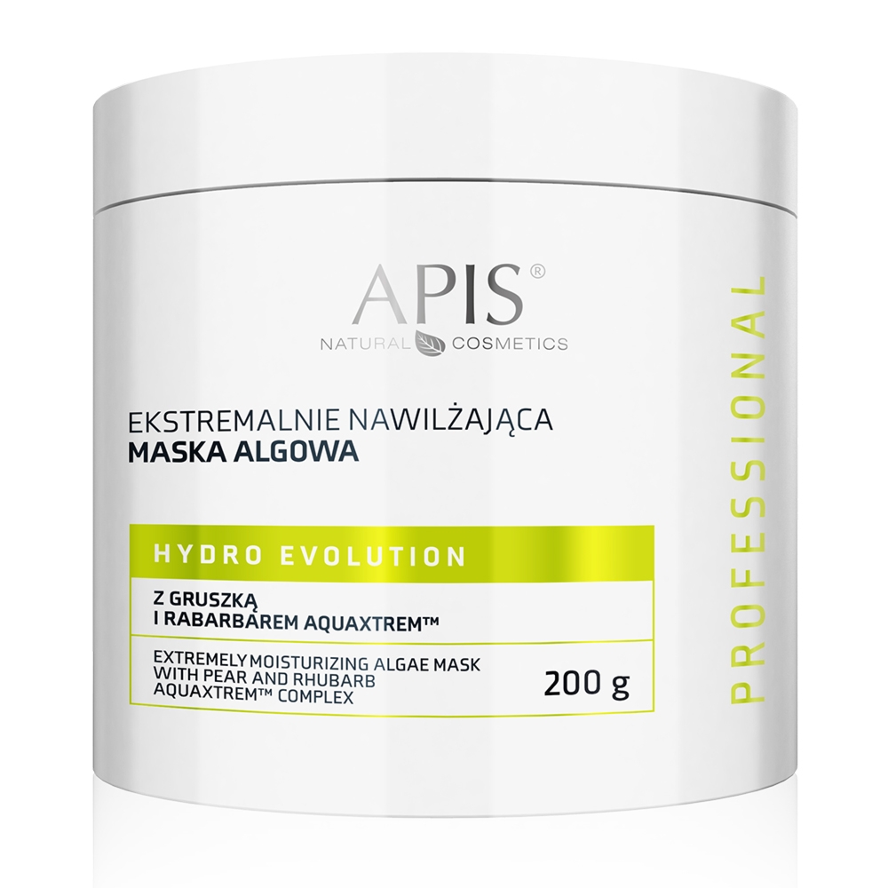 Apis Hydro Evolution maska algowa z gruszką i rabarbarem Aquaxtrem 200 g