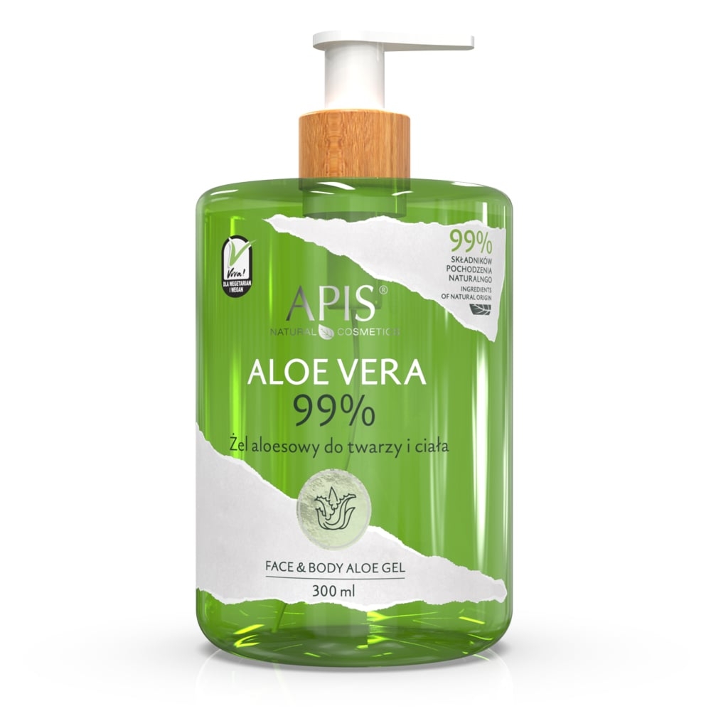 Apis Aloe Vera żel aloesowy do twarzy i ciała 300 ml