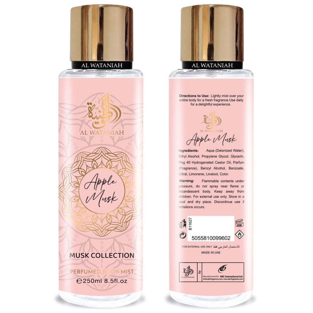 Al Wataniah Apple Musk mgiełka do ciała 250 ml