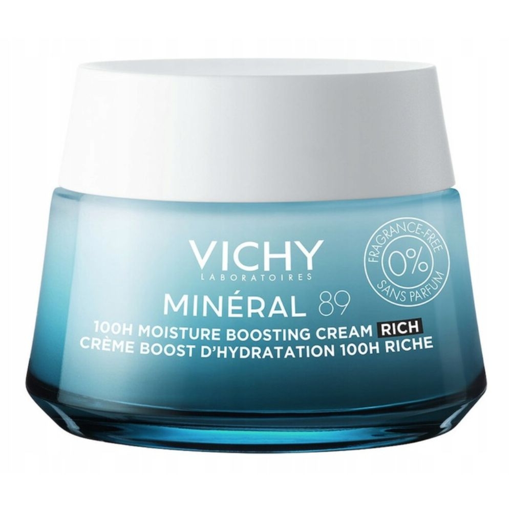 Vichy Mineral 89 Bogaty Krem Nawilżający Do Twarzy 100H 50ml