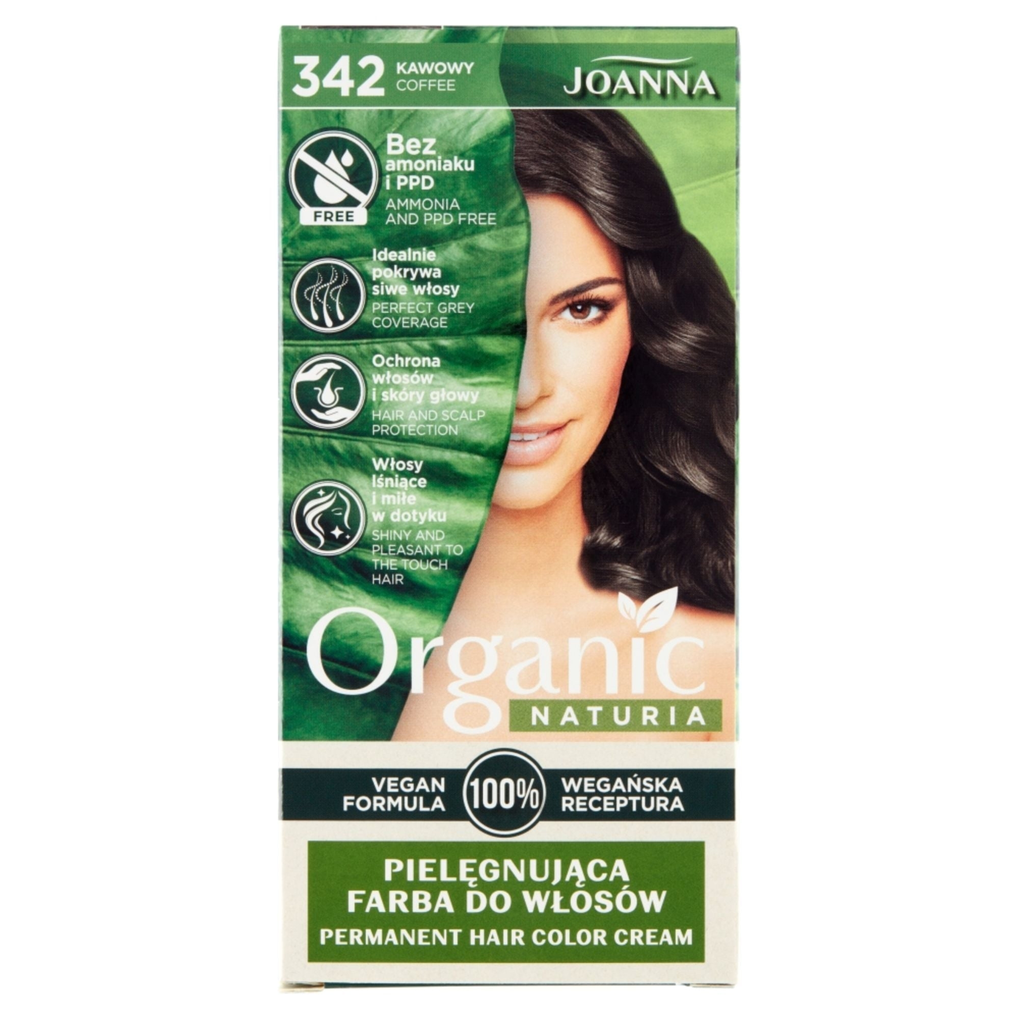 NATURIA ORGANIC Vegan Farba Kawowy 342