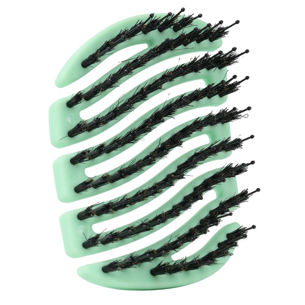 Sister Young Mila Fresh Mint szczotka do włosów z włosiem dzika 1 szt.