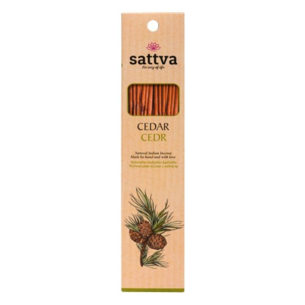 Sattva Cedr Kadzidełka indyjskie 15 szt