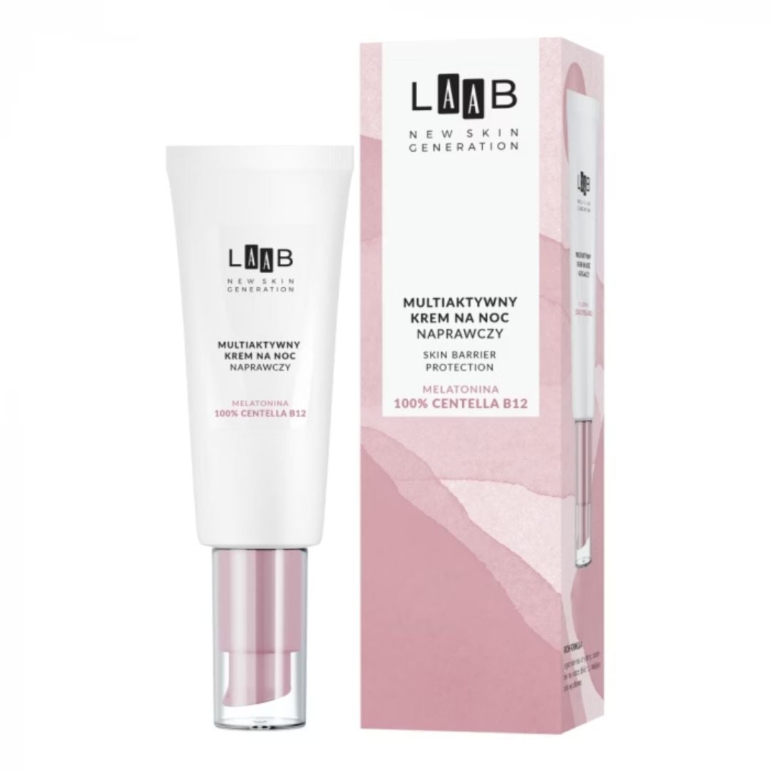 AA LAAB multiaktywny krem na noc naprawczy 100% Centella B12 40 ml