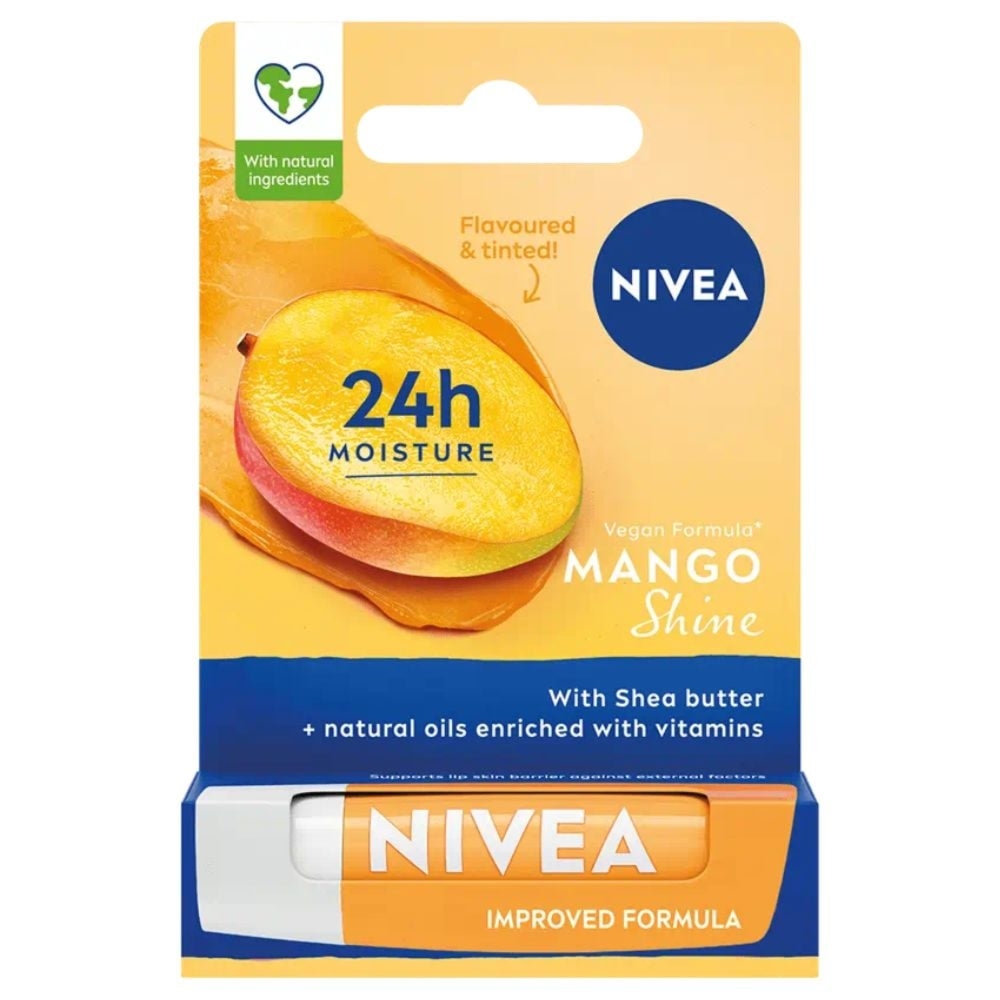 Nivea Mango Shine pielęgnująca pomadka do ust 4,8 g