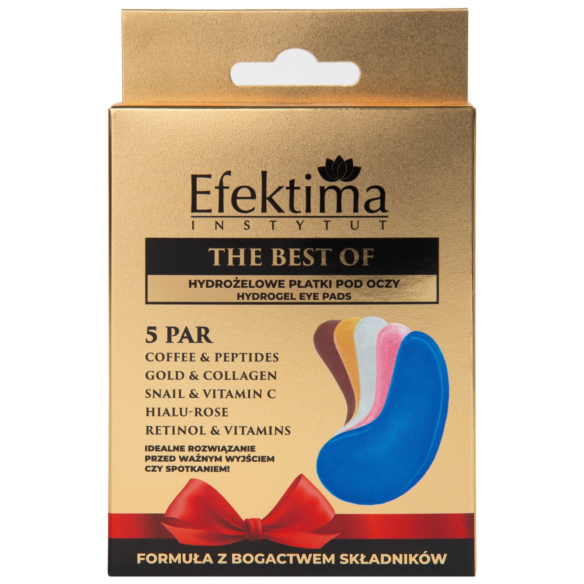 EFEKTIMA The Best Of hydrożelowe płatki pod oczy 10 sztuk