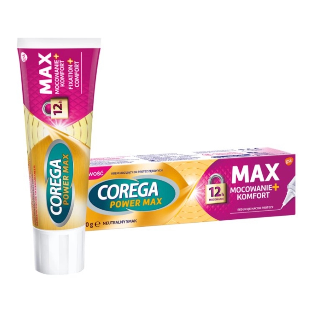 Corega krem do protez Power Max Mocowanie + Komfort