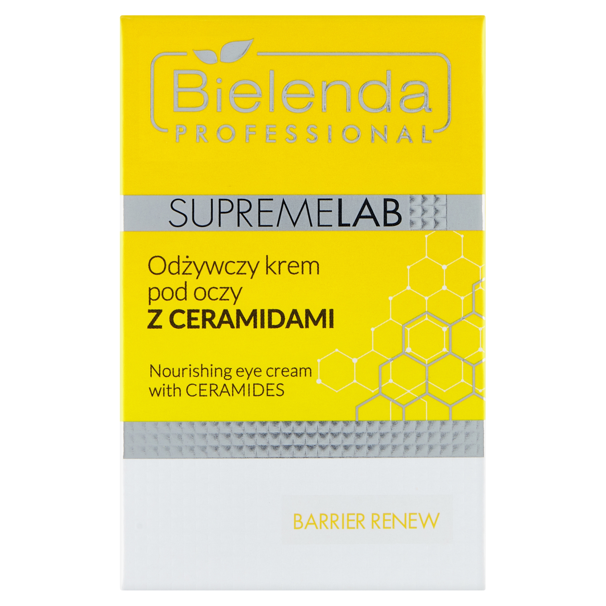 BIELENDA PROFESSIONAL ODŻYWCZY KREM POD OCZY Z CERAMIDAMI Barrier Renew Supremelab 15ML