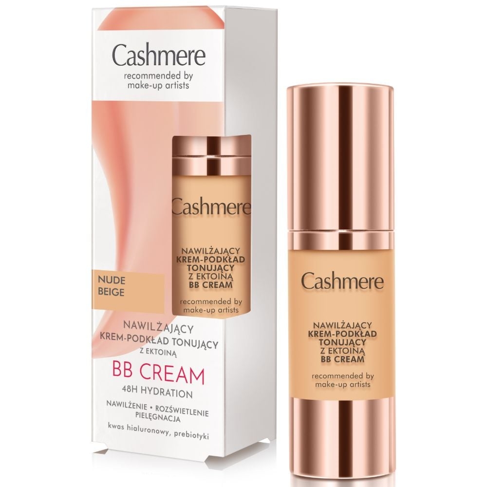 Cashmere BB Nude Beige nawilżający krem-podkład tonujący z ektoiną 30 ml