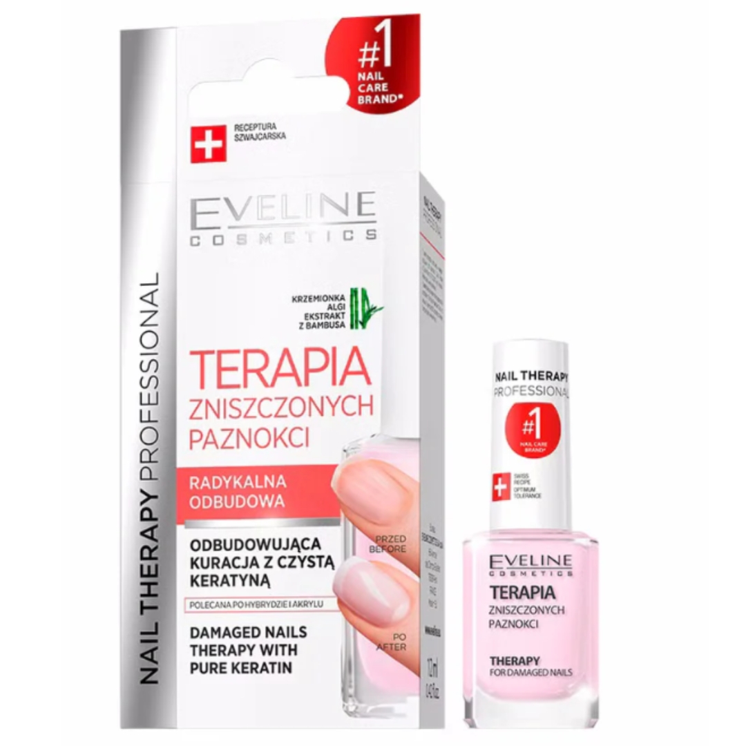 Eveline odżywka do zniszczonych paznokci Nail Therapy Professional 12 ml