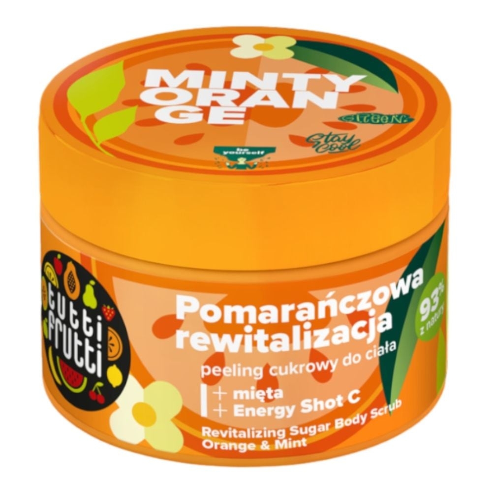 Tutti Frutti Minty Orange peeling cukrowy do ciała 300 g