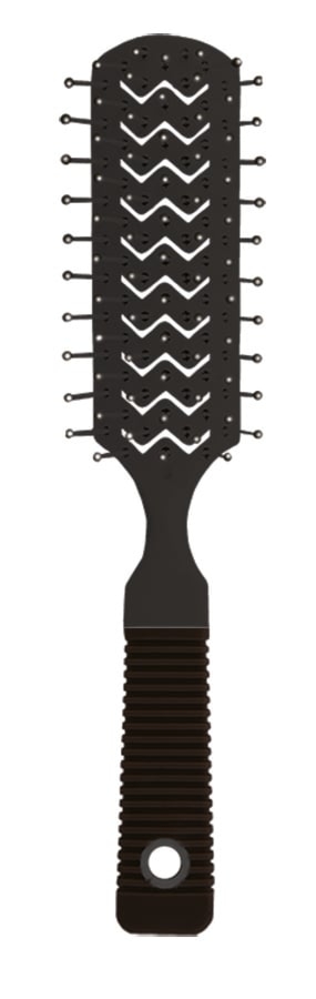 Intervion Szczotka przelotowa Intervion, gumowa rączka