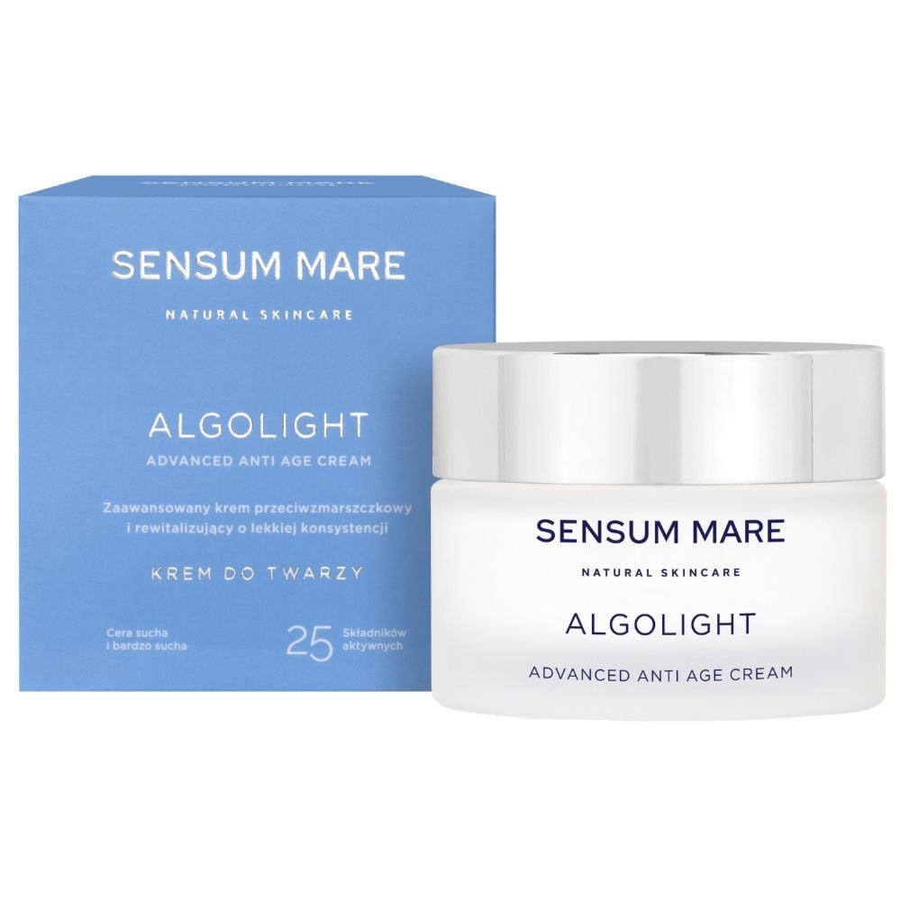ALGOLIGHT Advanced Anti Age Cream Zaawansowany krem rewitalizujący i przeciwzmarszczkowy o lekkiej konsystencji 50 ml