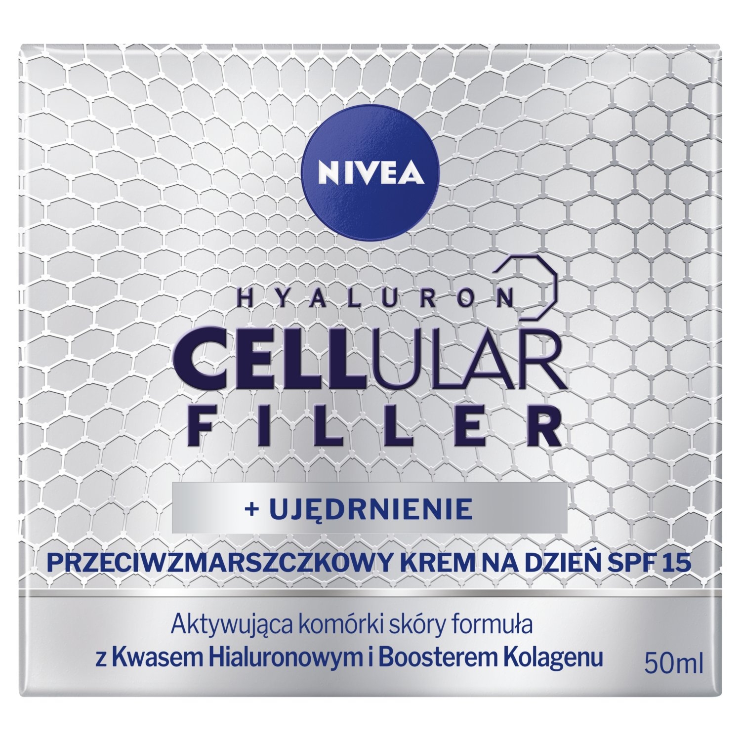 Nivea Hyaluron Cellular Filler krem przeciwzmarszczkowy na dzień SPF15 50ml
