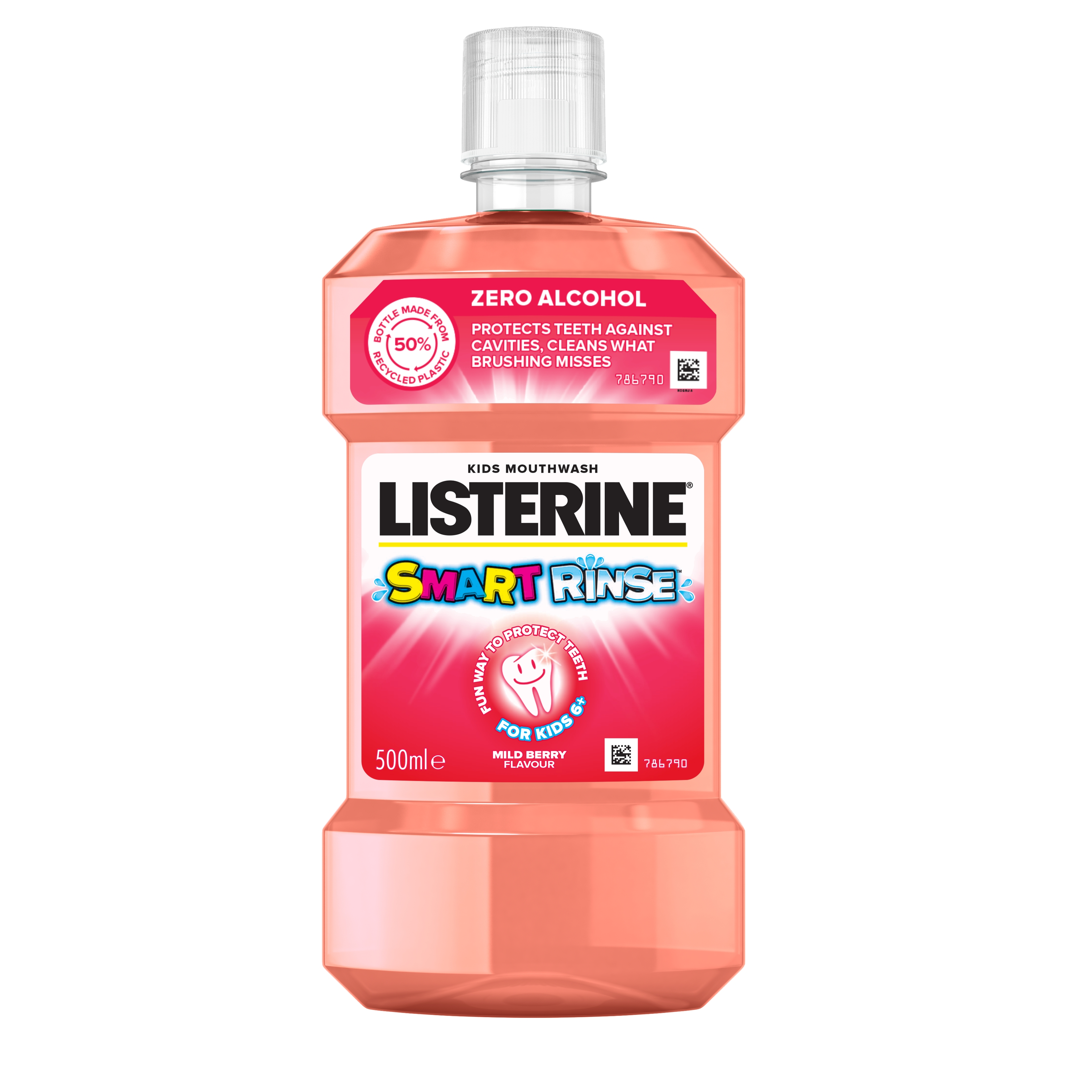 Listerine płyn do płukania jamy ustnej dla dziec Smart Rinse Berry 500ml