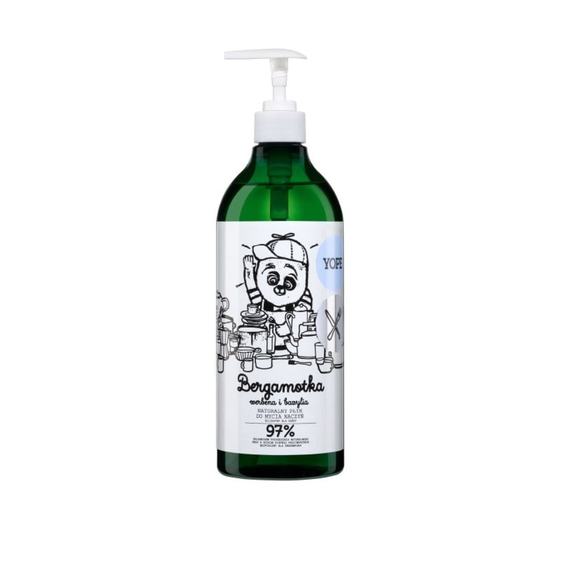 Naturalny płyn do mycia naczyń Bergamotka, Werbena i Bazylia