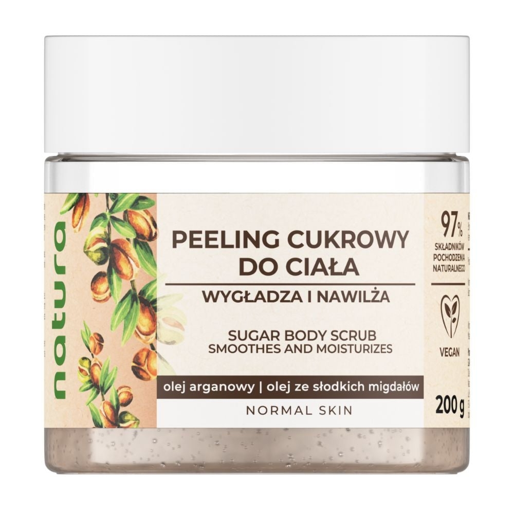 Natura Olej Arganowy peeling cukrowy do ciała 200 ml