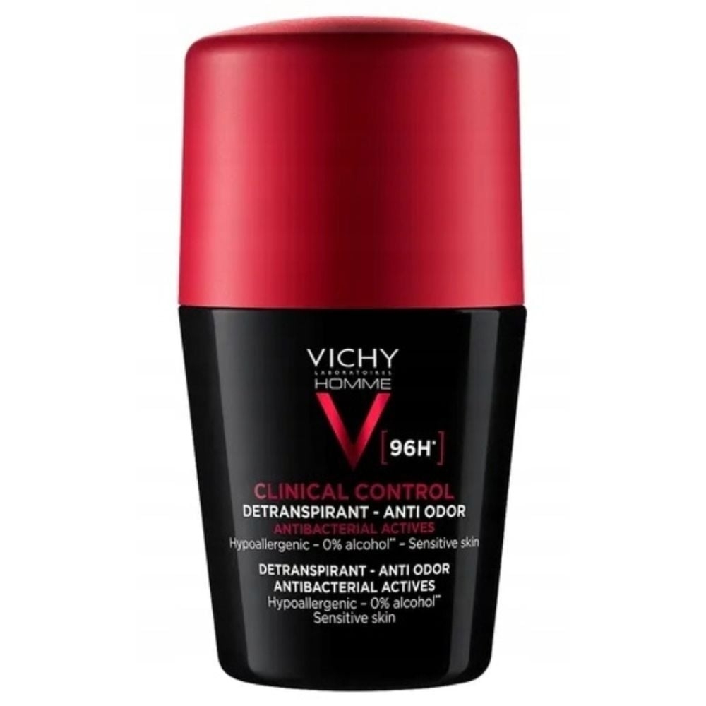 Vichy Homme Clinical Control Deodorant 96H Dezodorant Dla Mężczyzn Roll On 50ml