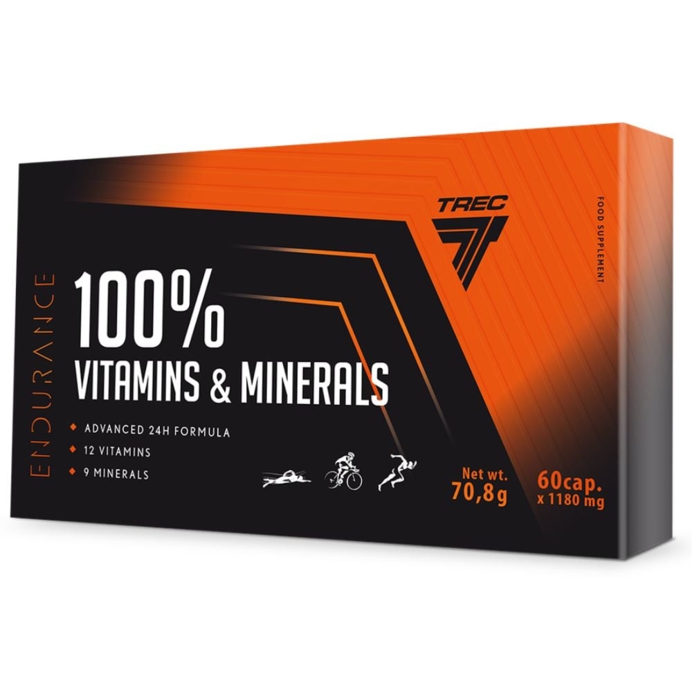 Trec 100% Vitamins & Minerals 60 kapsułek