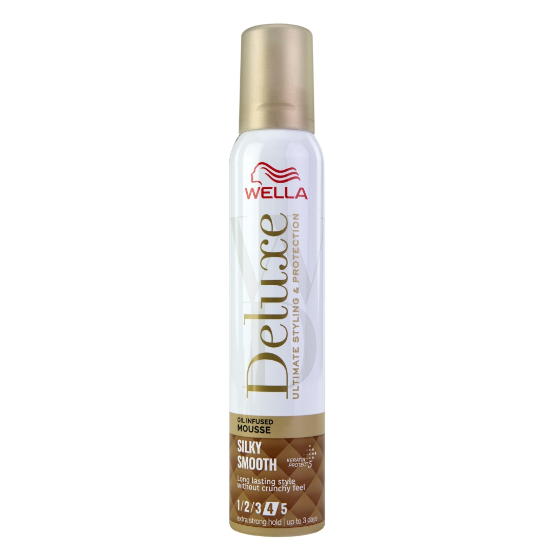 Wella Deluxe Silky Smooth Pianka do włosów 200 ml