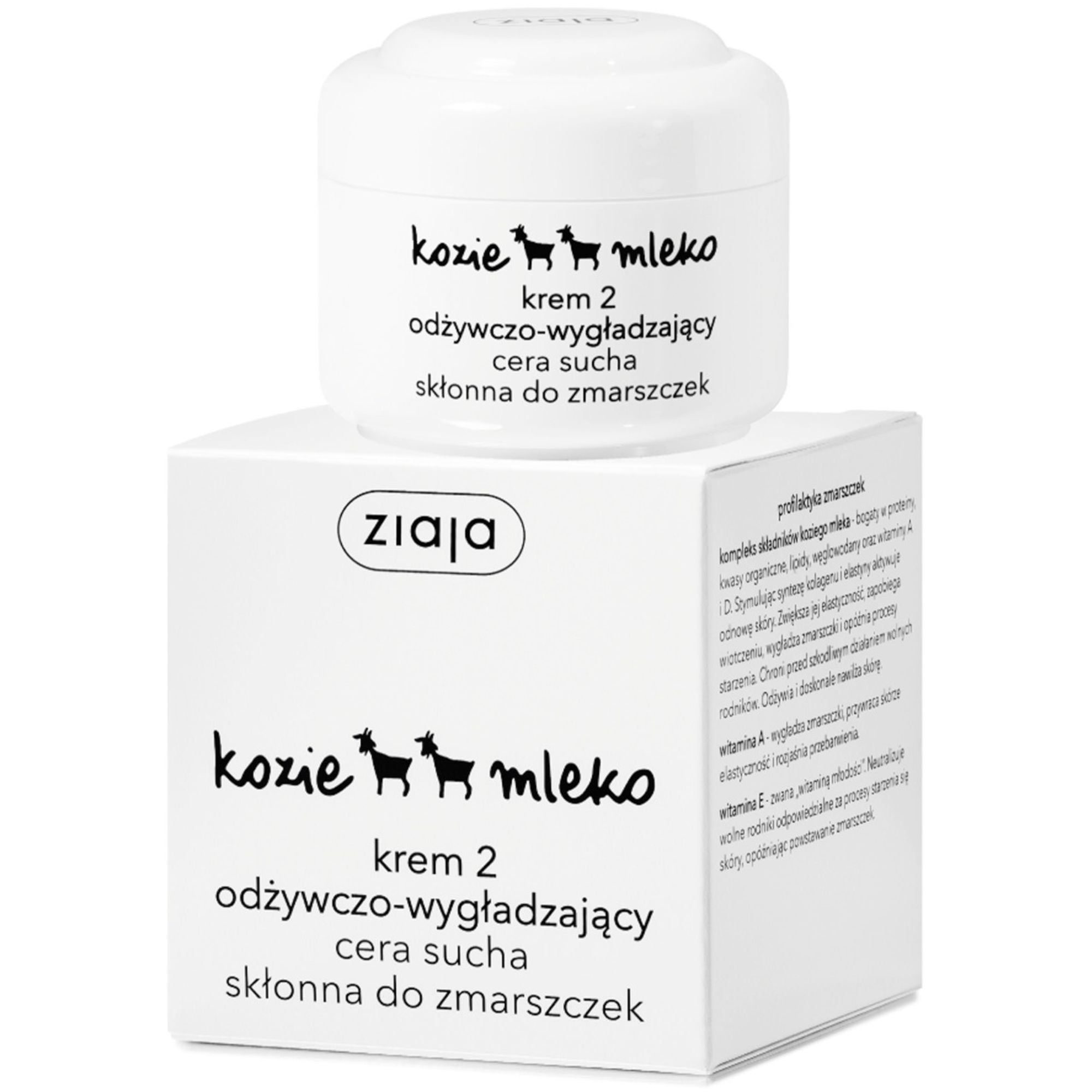 Ziaja Kozie mleko Krem 2 odżywczo-wygładzający 50 ml