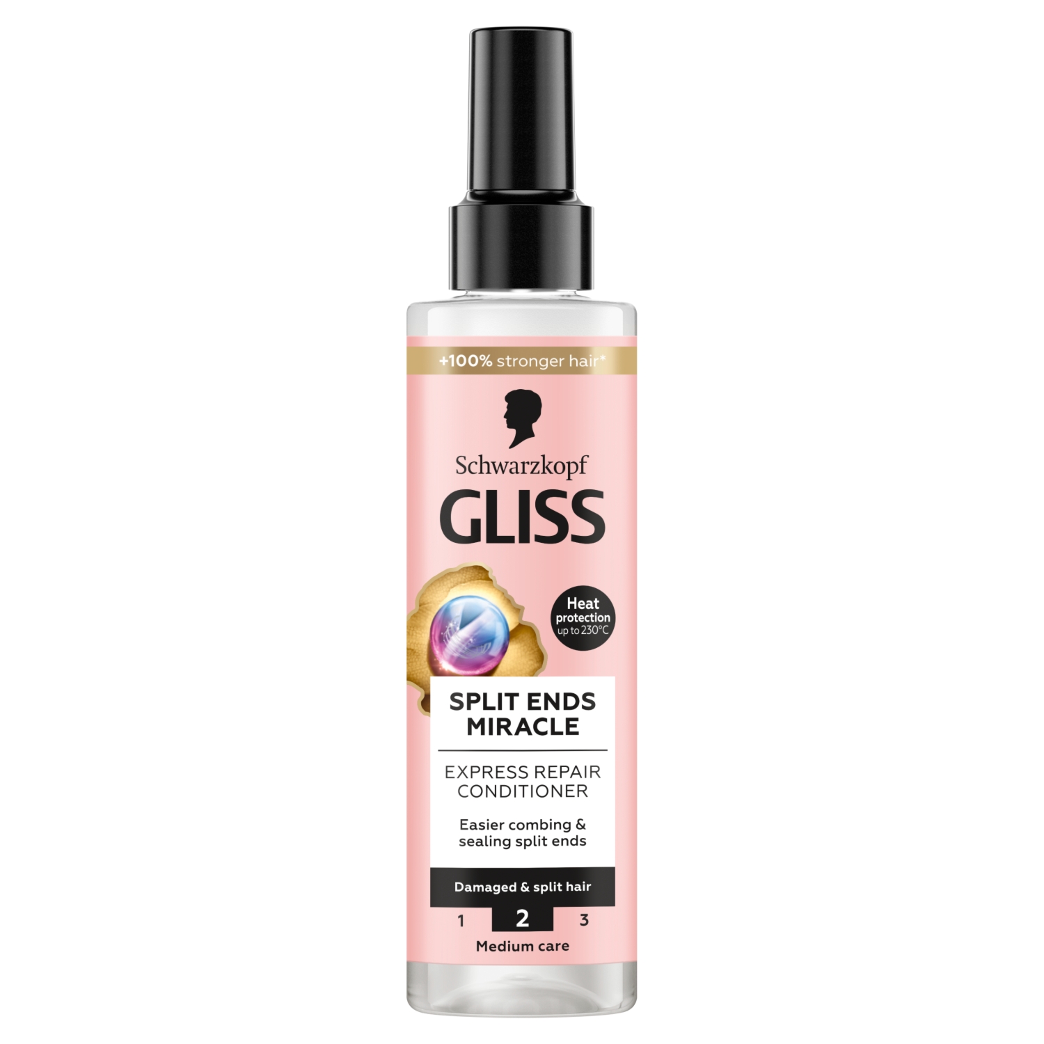 Gliss Split Ends Miracle Ekspresowa odżywka do włosów z rozdwojonymi końcówkami 200 ml