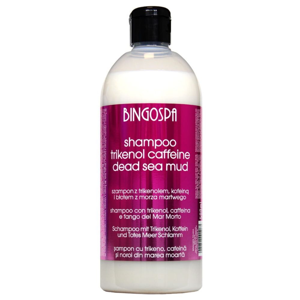 BINGOSPA szampon z trikenolem, kofeiną i błotem z Morza Martwego 500 ml