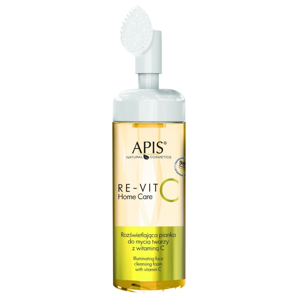 Apis RE-VIT C HOME CARE rozświetlająca pianka do mycia twarzy z witaminą C 150 ml