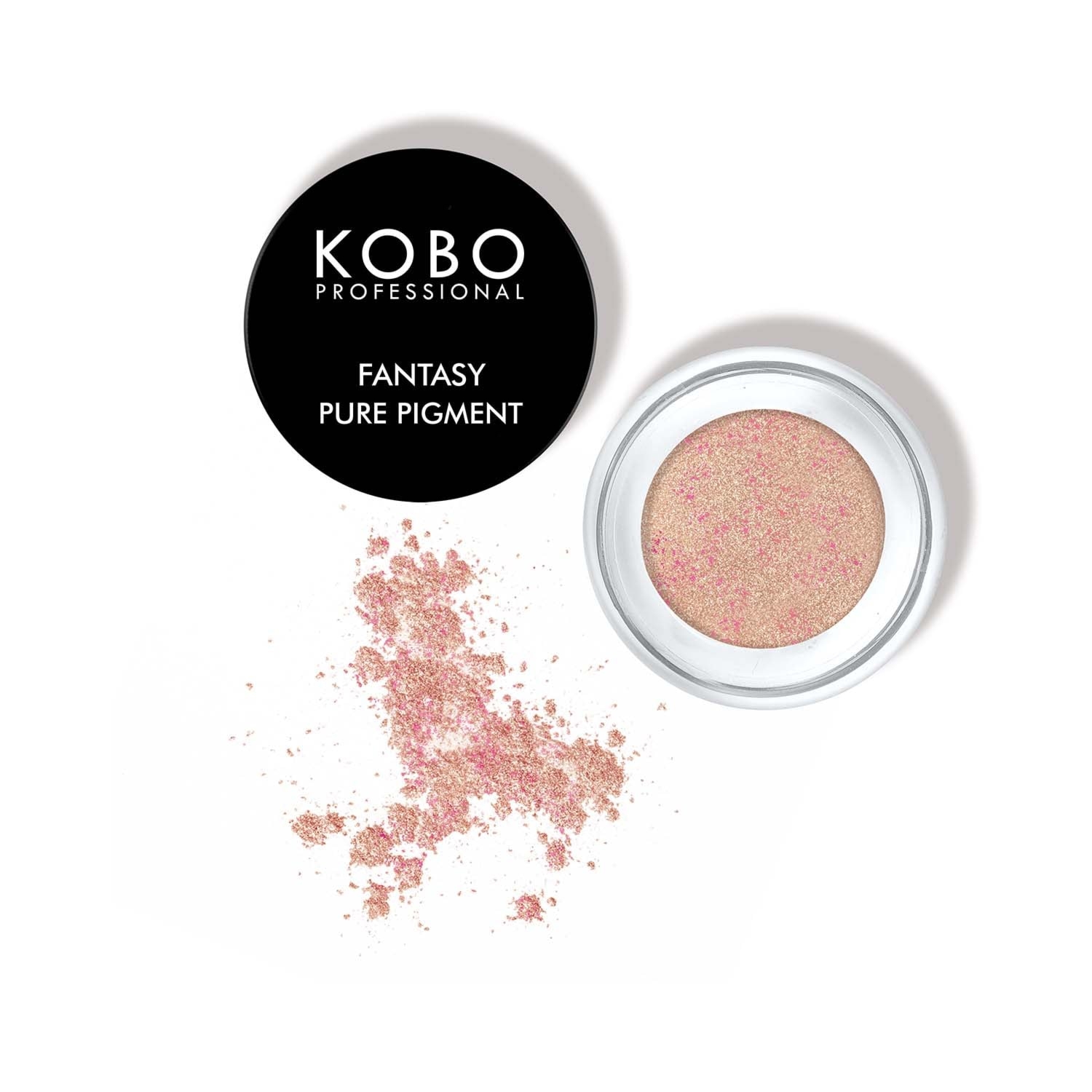 Kobo Fantasy Pure Pigment 129 Sparkling Gold pigment do makijażu 1 sztuka