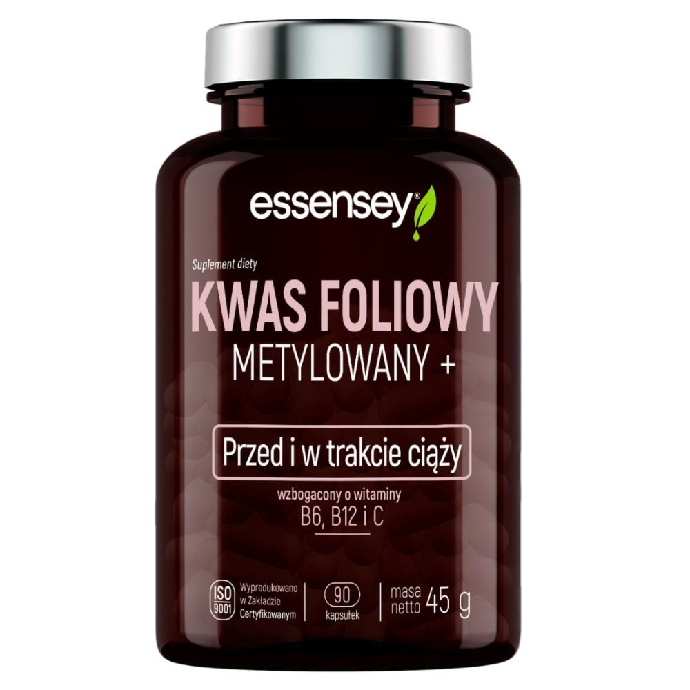 Essensey Kwas Foliowy Metylowany+ 90 kapsułek