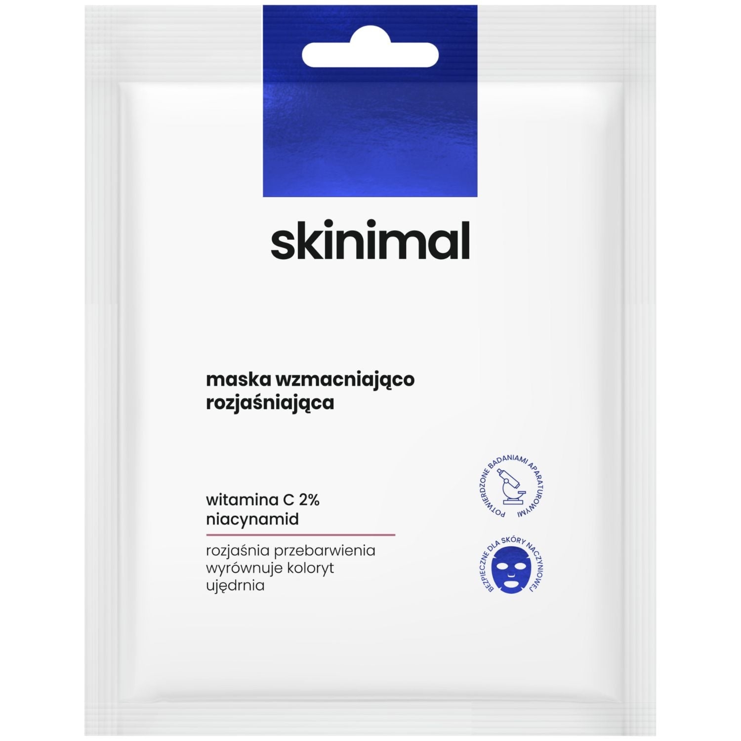 Skinimal maska wzmacniająco-rozjaśniająca 15 ml