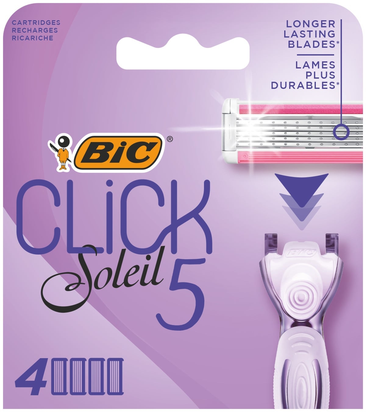 Bic Wkłady Do Gol. Soleil Click 5 4Szt