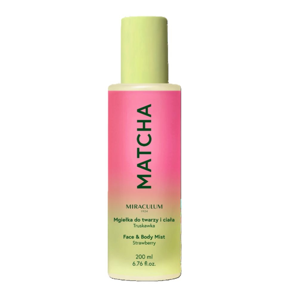 Miraculum Matcha mgiełka do twarzy i ciała truskawka 200 ml