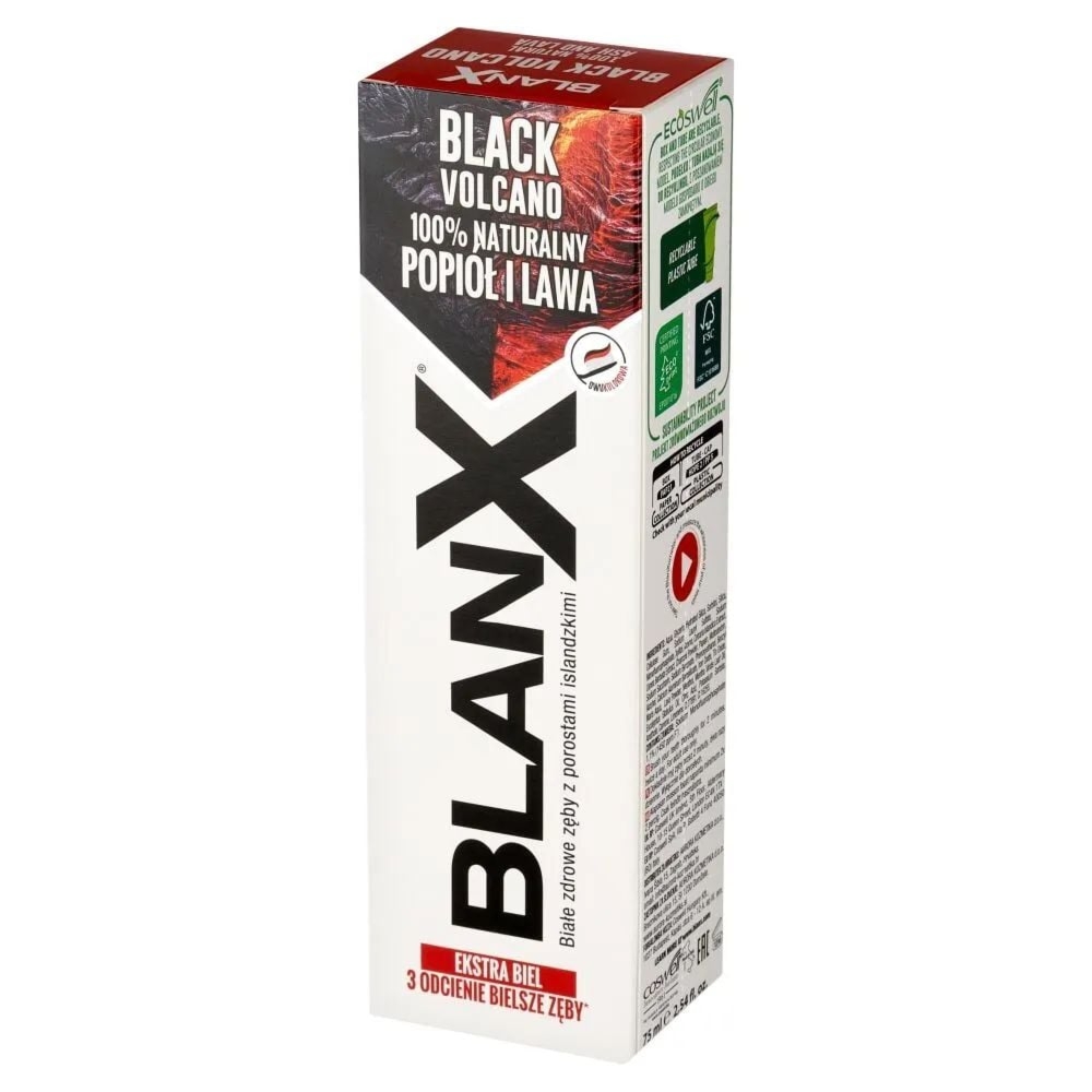 BlanX Black Volcano Pasta do zębów 75 ml