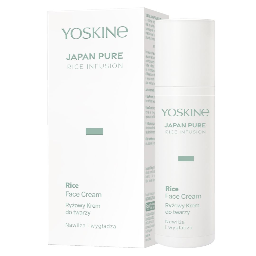 Yoskine ryżowy krem do twarzy Japan Pure Rice Infusion 50 ml