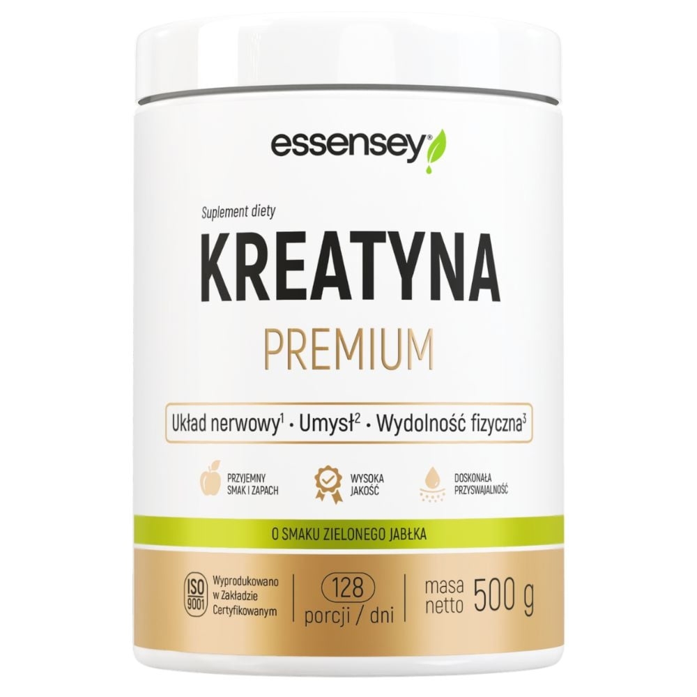 Essensey Kreatyna Premium Zielone Jabłko 500 g