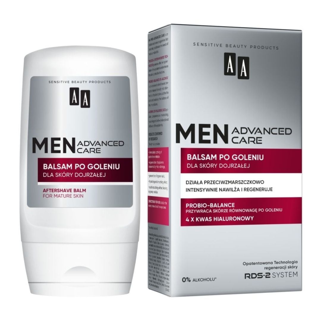 AA MEN balsam po goleniu dla skóry dojrzałej Advanced Care 100 ml