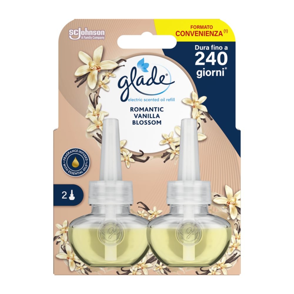 Glade Wkłady Do Odświeżacza Elektrycznego Romantic Vanilla Duo 2X20ml
